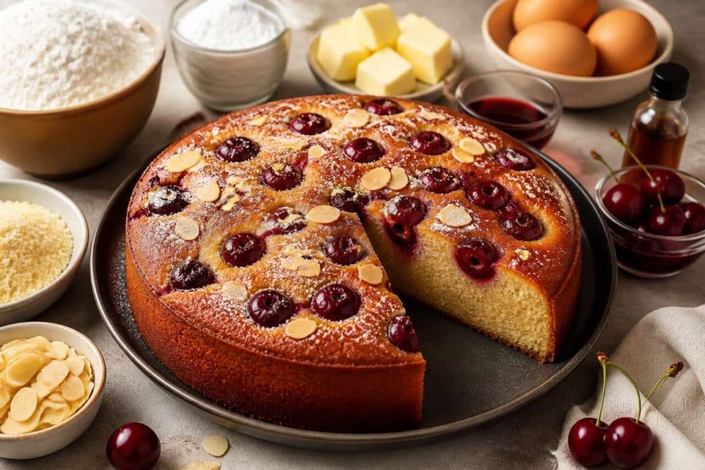 Gâteau aux cerises fondant et irrésistible