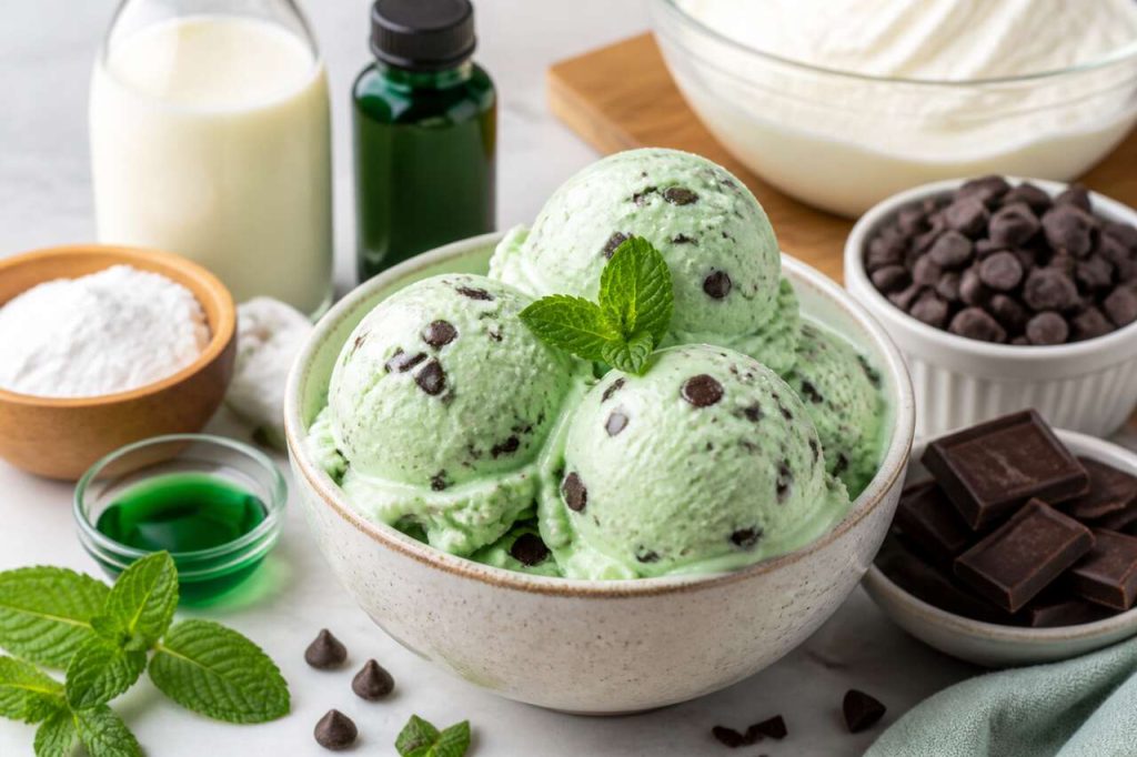 Glace menthe chocolat : recette simple et rafraîchissante