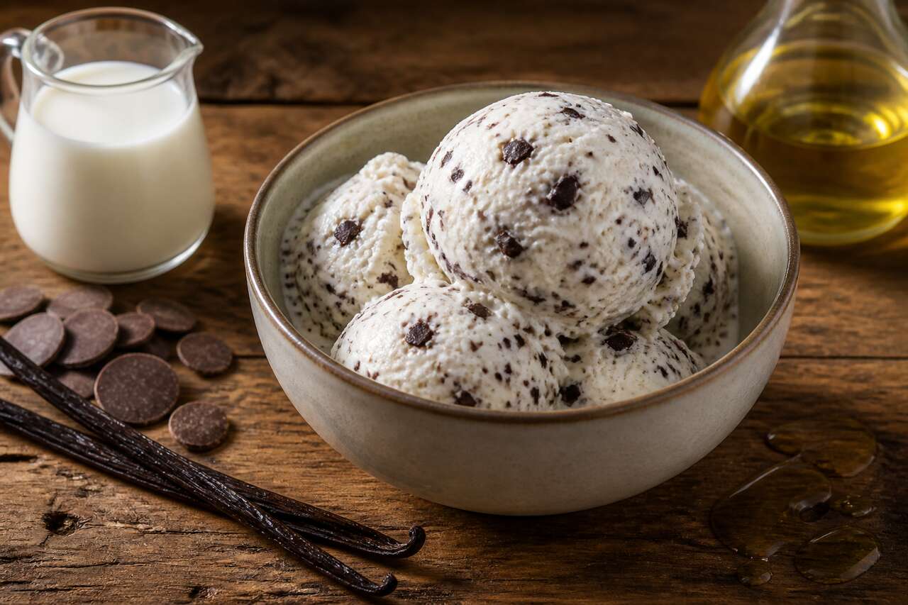Glace stracciatella maison facile à préparer