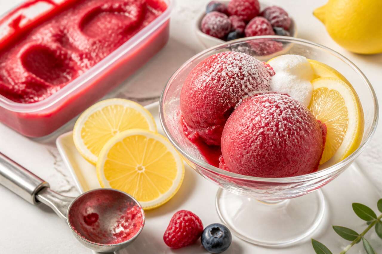 Sorbet maison sans sorbetière : facile et rapide