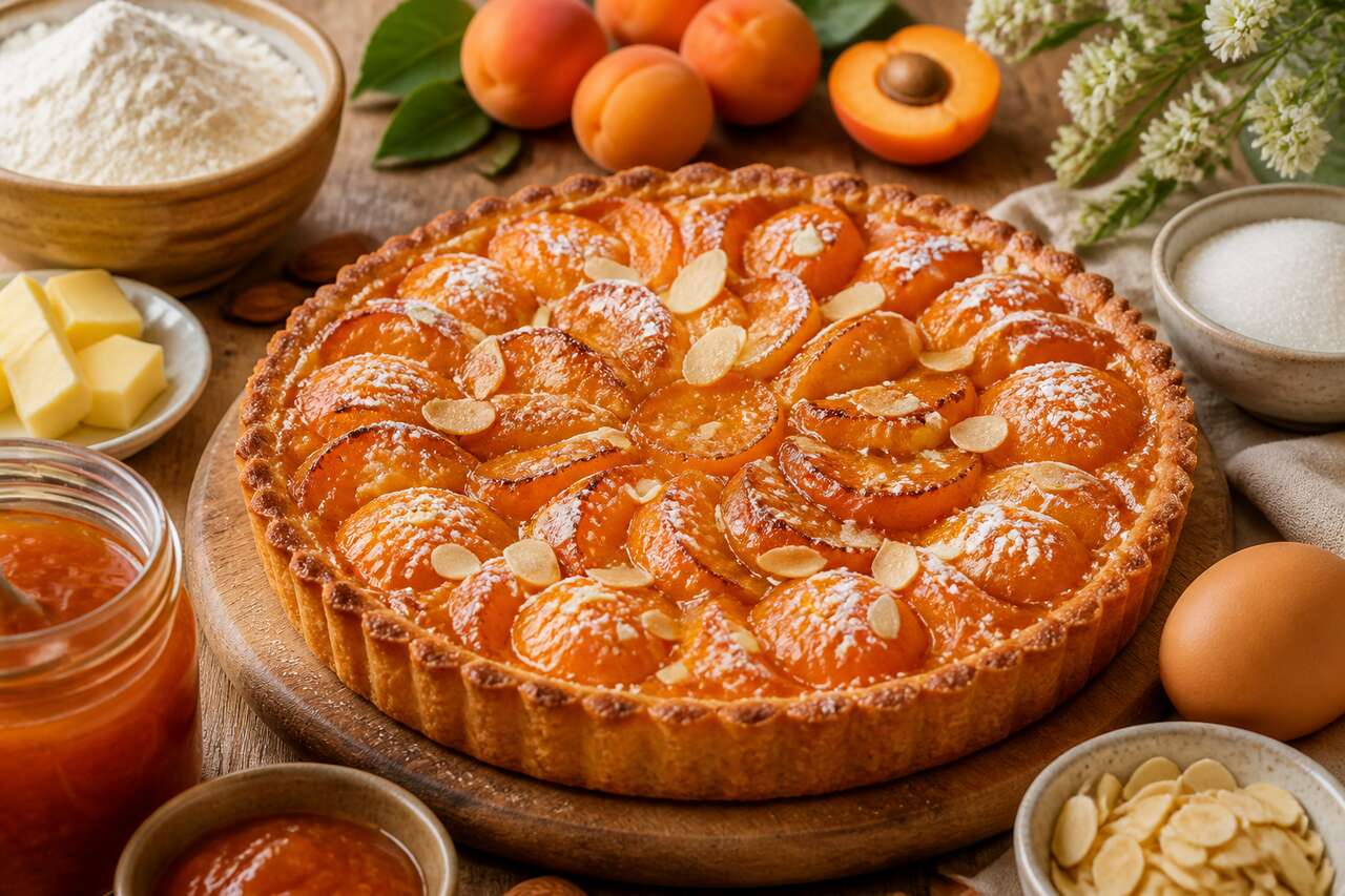 Tarte abricots rustique facile par Hervé Cuisine