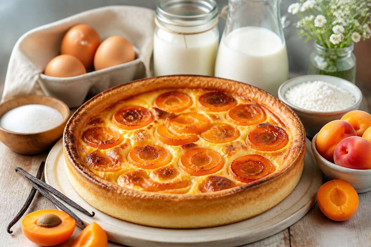 Flan pâtissier aux abricots : gourmandise facile à faire