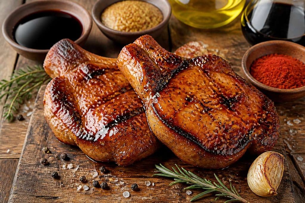Côtes de porc miel marinées pour une explosion de saveurs