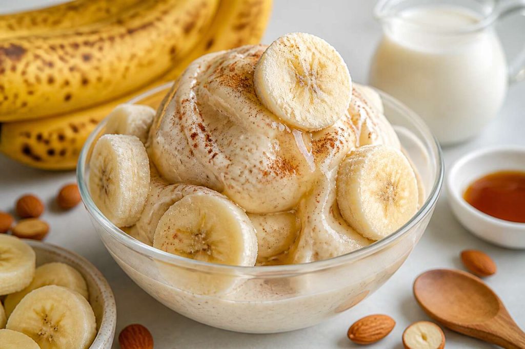 Glace express à la banane : recette minute sans sucre