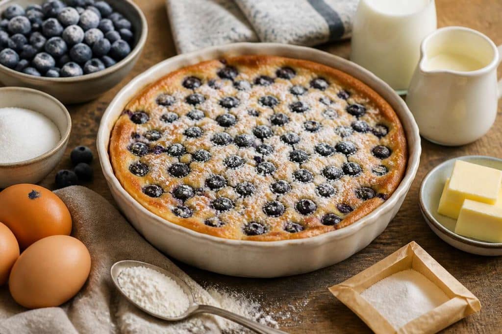 Clafoutis aux myrtilles : la recette fondante et facile à réussir