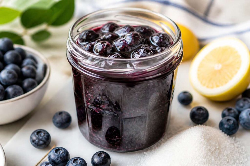 Confiture maison myrtilles : saveur du fait maison