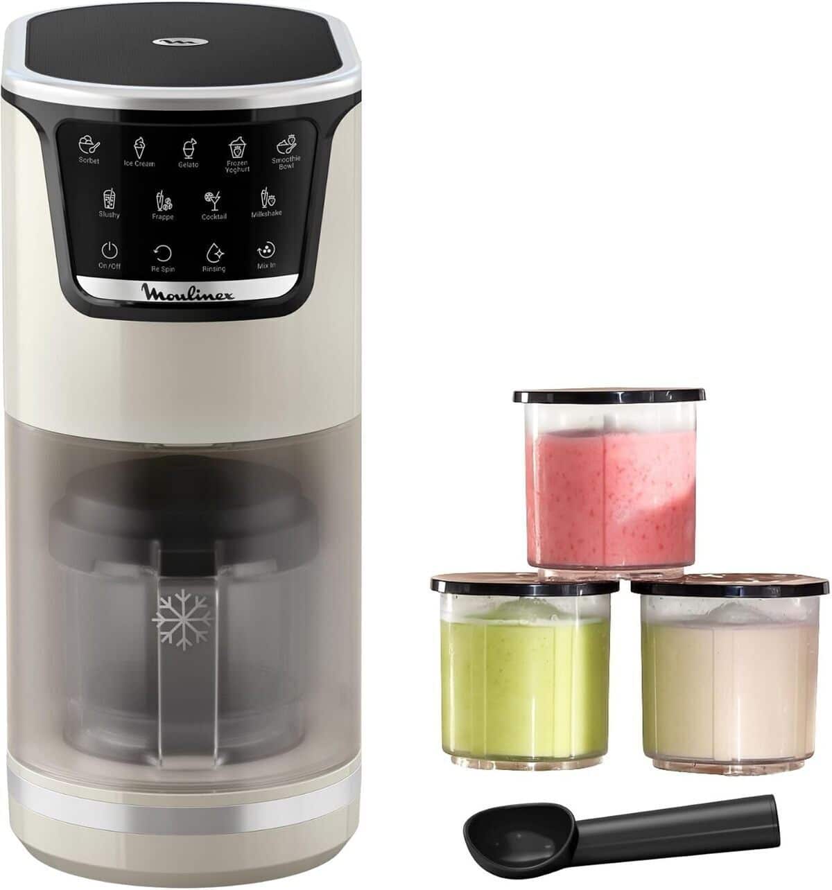 Test : moulinex Dolci, la machine à glaces multifonction