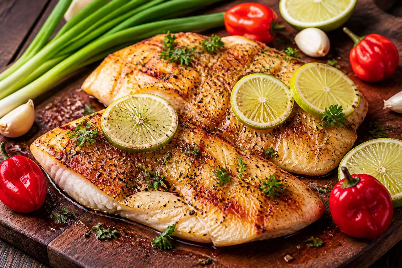 Poisson grillé sauce chien simple régal assuré !