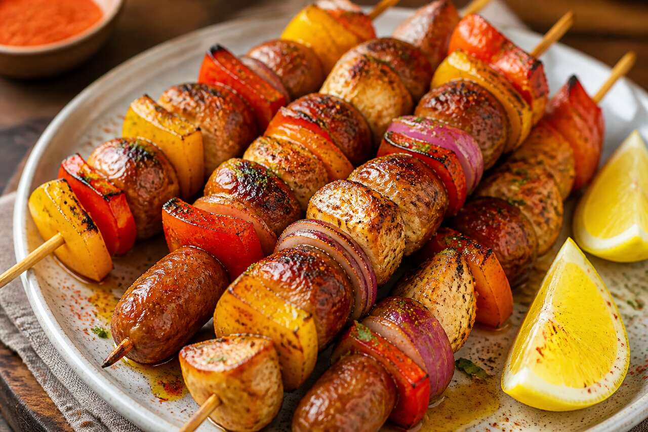Brochettes merguez-poulet pour un barbecue parfait