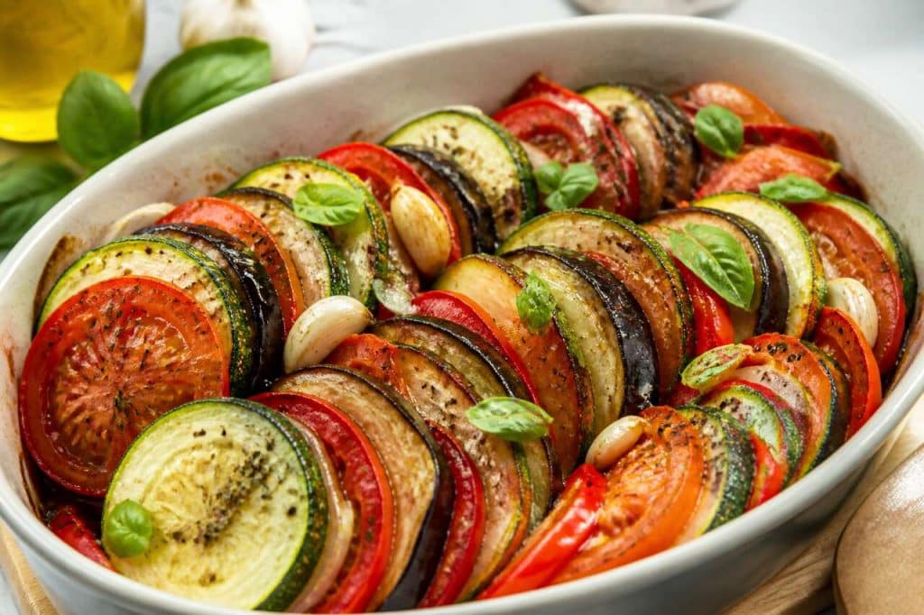 Ratatouille airfryer légère et savoureuse