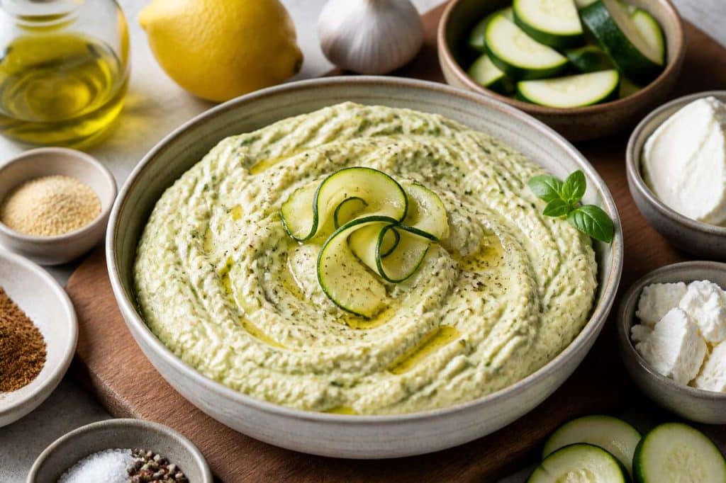 Tartinade de courgette maison : facile, saine et prête en un clin d'œil