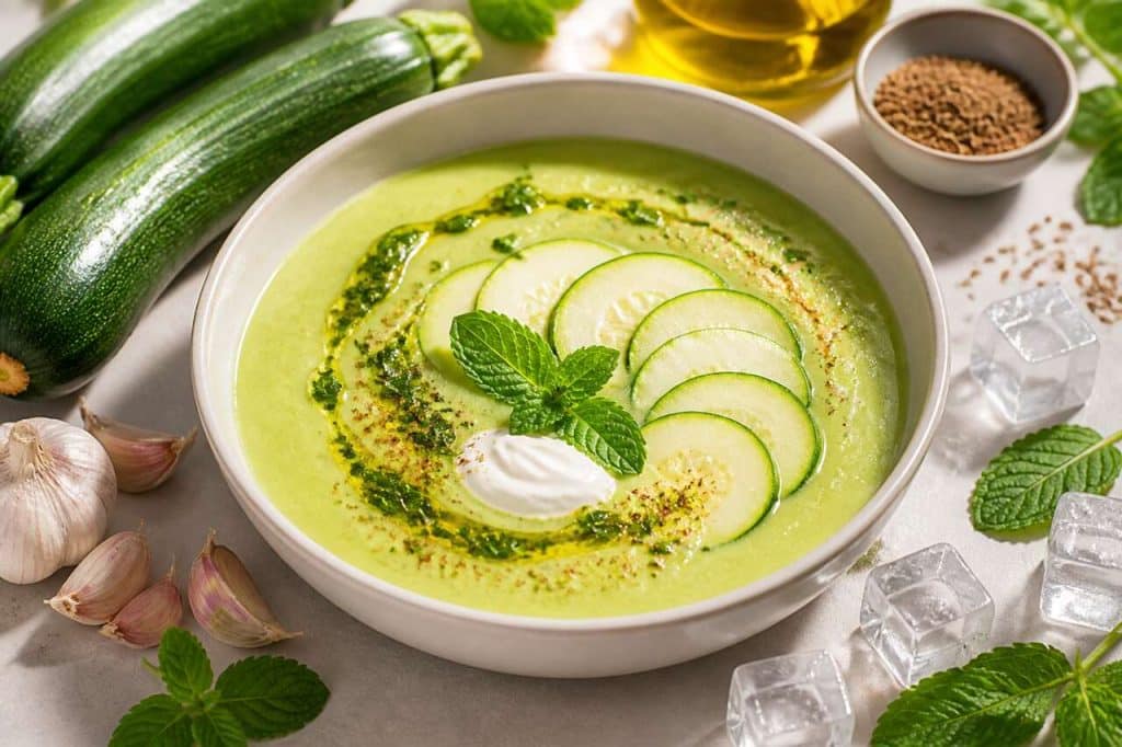 Gaspacho de courgette : la recette fraîche et facile de l'été