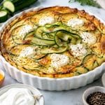 Flan courgette chèvre simple et savoureux