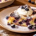 Clafoutis myrtilles super fondant et simple