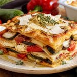 Lasagnes végétariennes ratatouille chèvre
