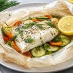 Poisson en papillote léger au Airfryer
