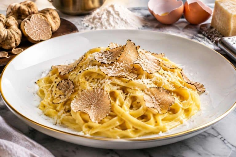 Tagliatelles truffe blanche d'Alba raffinées