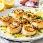 Noix Saint-Jacques sauce citron pour un plat exquis