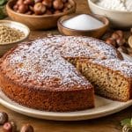 Gâteau creusois traditionnel aux noisettes