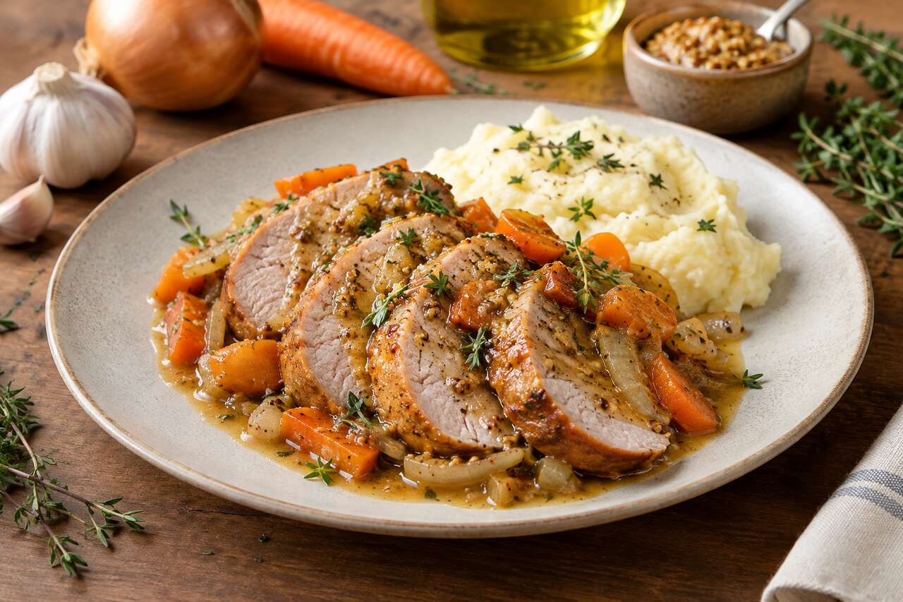 Filet mignon porc cocotte-minute facile à préparer