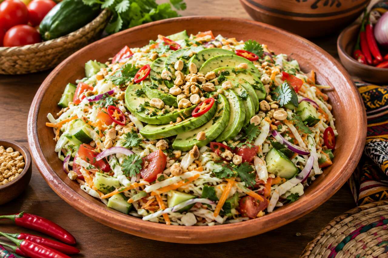 Salade africaine simple et délicieuse à réaliser