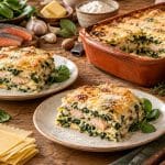 Lasagnes épinards-truites délicieuses faites maison