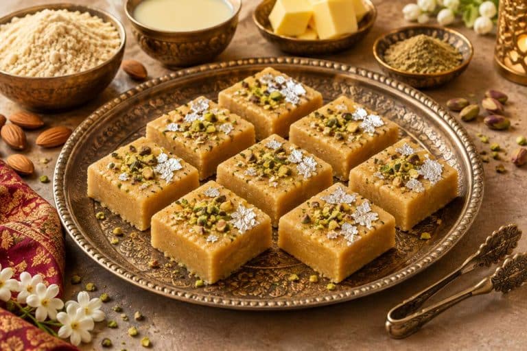 Barfi amandes simplifié douceur indienne