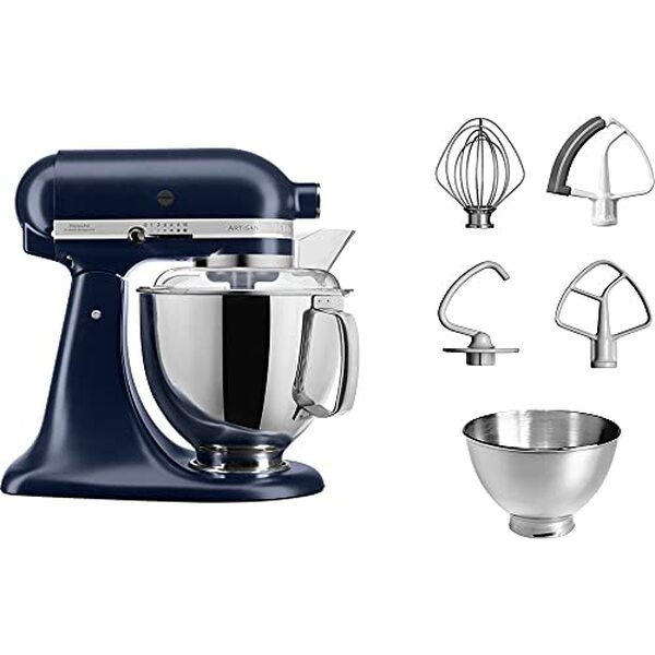 Découvrez notre test détaillé du robot pâtissier KitchenAid Artisan bleu encre : performances, fonctionnalités multifonctions et design élégant pour vos pâtisseries. 