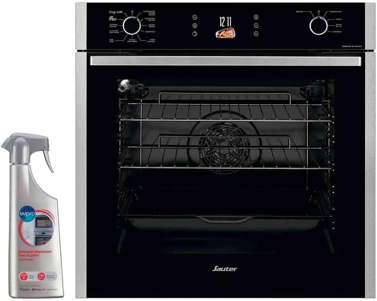 Test du four encastrable pyrolyse Sauter SOP6615LX