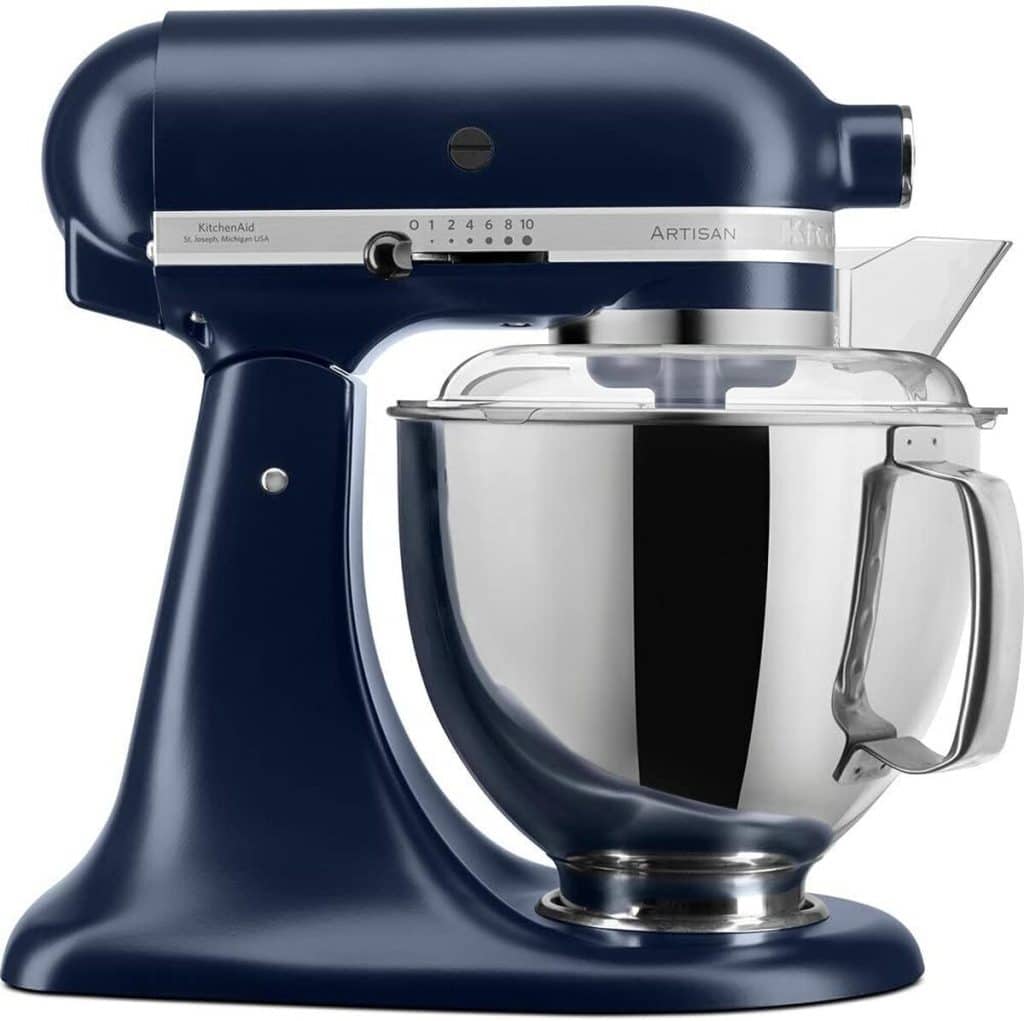 Test du robot pâtissier Artisan de KitchenAid : multifonctions et élégance en bleu encre