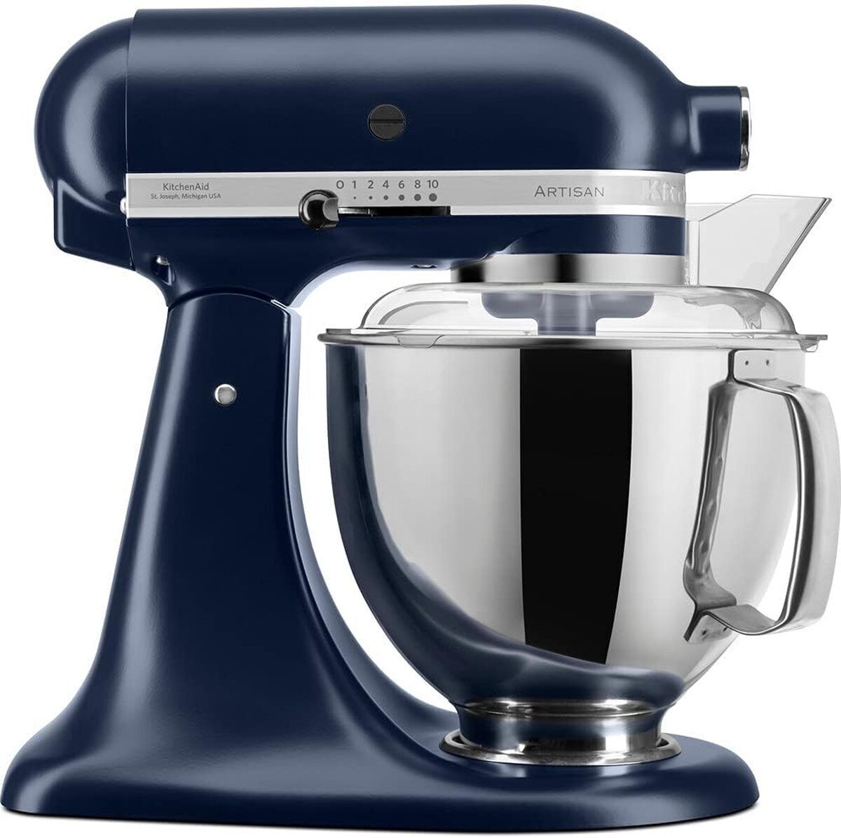Test du robot pâtissier Artisan de KitchenAid : multifonctions et élégance en bleu encre