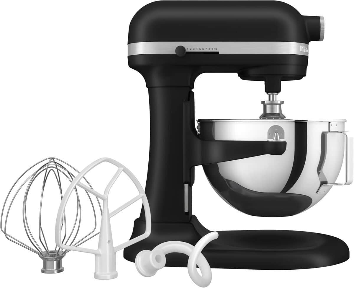 Test du robot pâtissier KitchenAid Heavy Duty 5.2L noir mat
