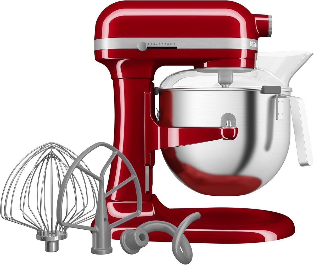Test : kitchenAid robot pâtissier pro 6.6L rouge empire