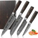 Test : set de couteaux damas Wakoli EDIB Essentials