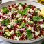 Salade de lentilles à la feta et grenade : fraîche et savoureuse